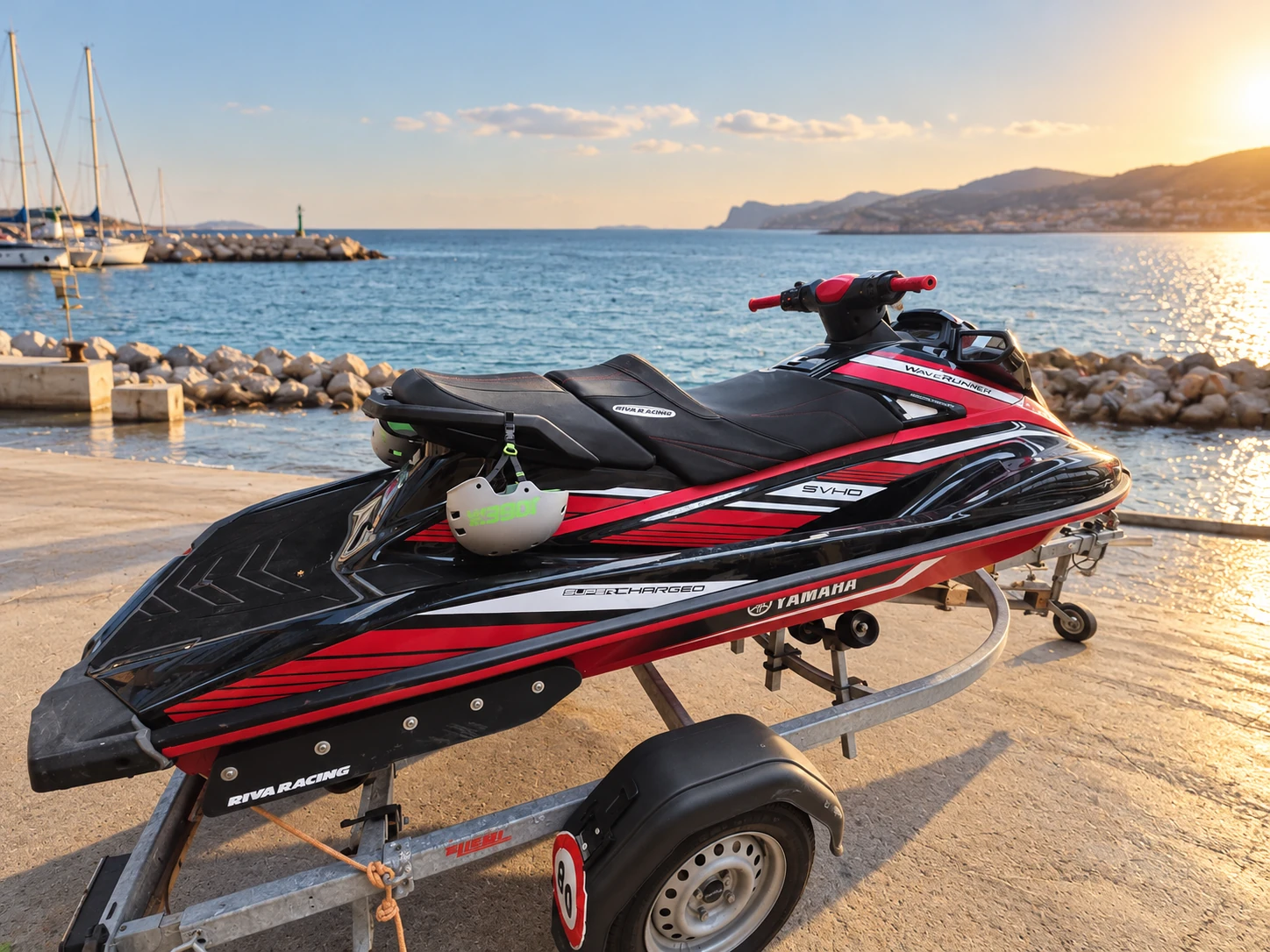 Yamaha WaveRunner: vista laterale completa