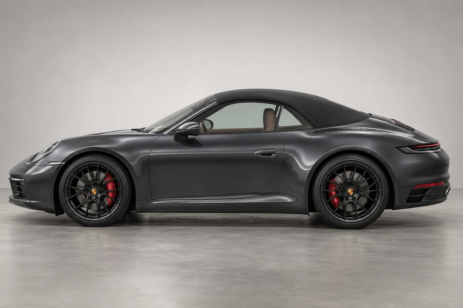 Porsche: vista laterale
